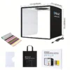 25cm/9.8inch Folding Portable Photo Studio