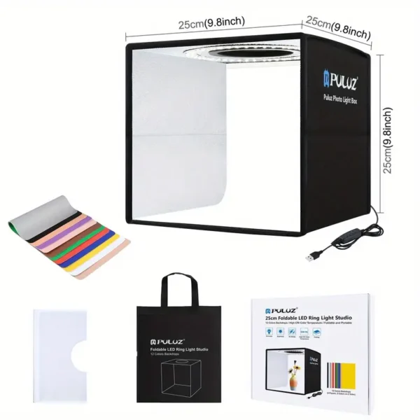 25cm/9.8inch Folding Portable Photo Studio